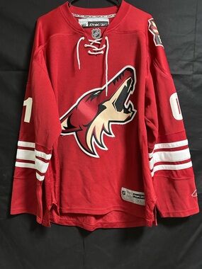 Arizona Coyotes Reebok NHL Jersey XL Red Adame #01 Lace Up Hockey